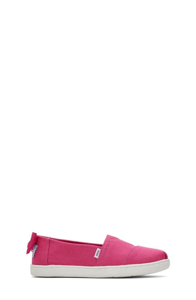 Shop Toms Alpargata Slip-on Sneaker In Dark Pink