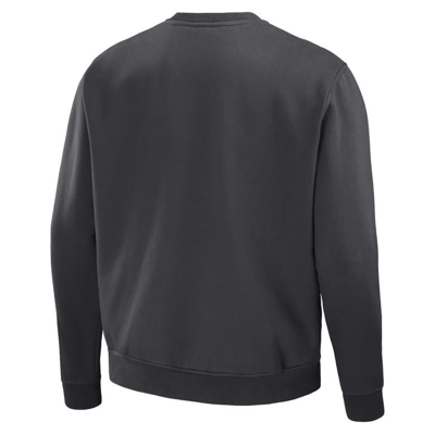 Shop Staple Nba X  Anthracite Golden State Warriors Plush Pullover Sweatshirt