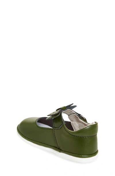 Shop L'amour Kids' Ava Bow Mary Jane In Green