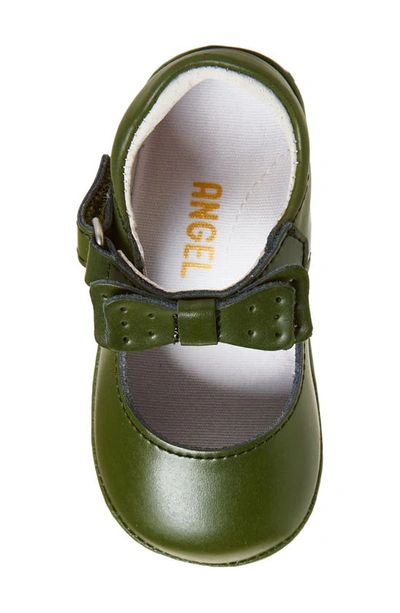 L'amour Kids' Ava Bow Mary Jane In Green