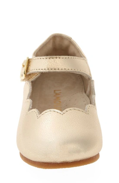 Shop L'amour Kids' Sonia Mary Jane Flat In Gold