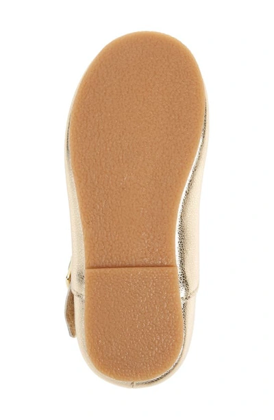 L'amour Kids' Sonia Mary Jane Flat In Gold