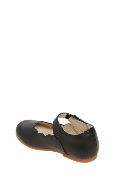 L'amour Kids' Sonia Mary Jane Flat In Black