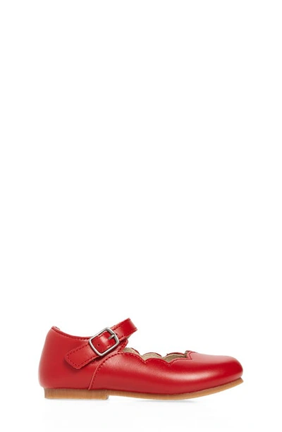 Shop L'amour Kids' Sonia Mary Jane Flat In Red