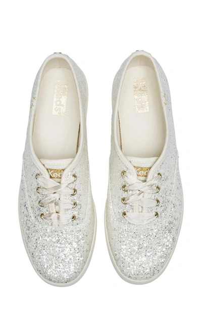 Keds Champion Glitter Sneaker In Cream