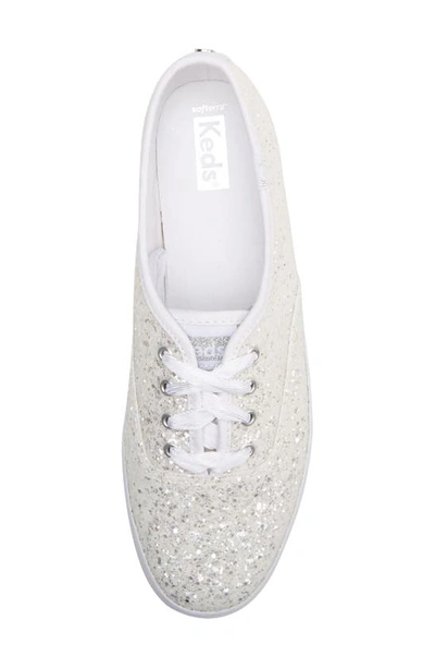 Keds Champion Glitter Sneaker In White