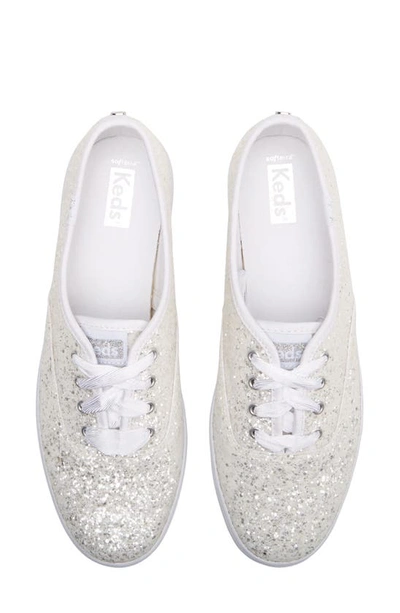 Keds Champion Glitter Sneaker In White