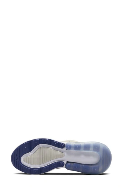Shop Nike Air Max 270 Sneaker In Bone/ Blue/ White