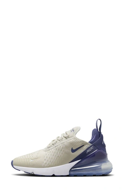 Shop Nike Air Max 270 Sneaker In Bone/ Blue/ White