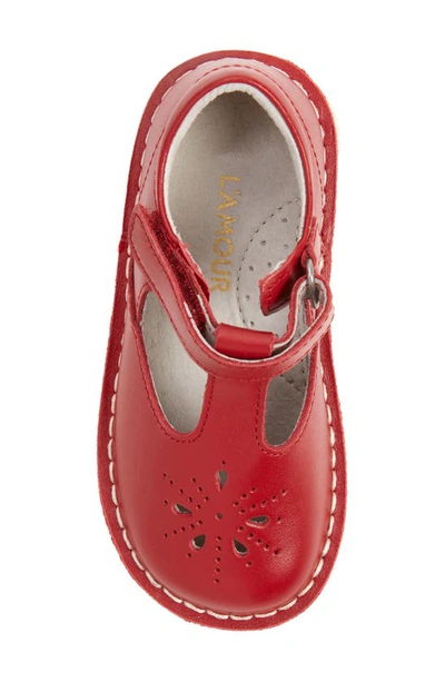 L'amour Alix Wedge Mary Jane In Red