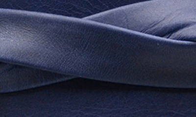 Ada Classic Wrap Belt In Marine