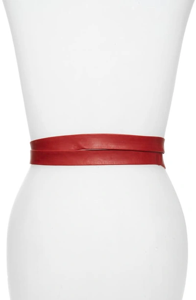 Shop Ada Classic Wrap Belt In Upsdell Red
