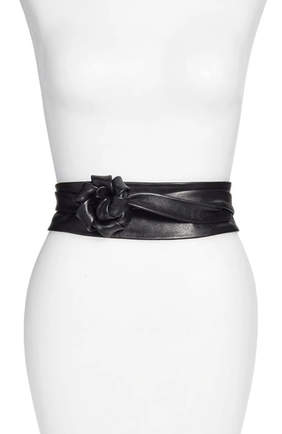 Ada Classic Wrap Belt In Black