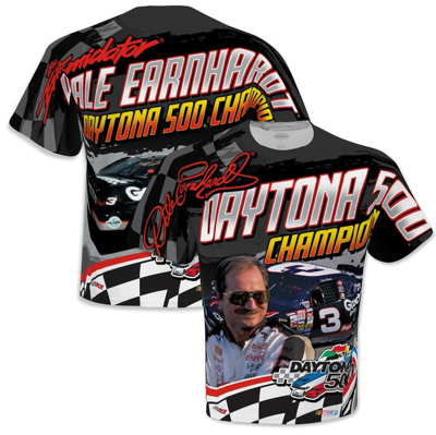 Shop Checkered Flag Sports Black Dale Earnhardt Daytona 500 Champion Legends T-shirt