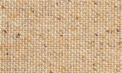 St John Gingham Eyelash Tweed Dress In Light Sand