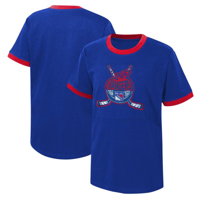 Shop Outerstuff Youth Blue New York Rangers Ice City T-shirt