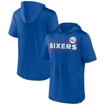 Shop Fanatics Branded Royal Philadelphia 76ers Possession Hoodie T-shirt
