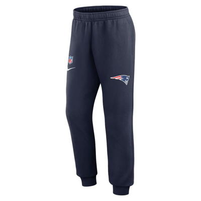 Shop Nike Navy New England Patriots 2023 Sideline Club Jogger Pants
