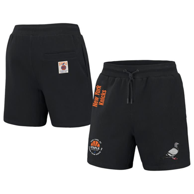 Shop Staple Nba X  Black New York Knicks Home Team Shorts