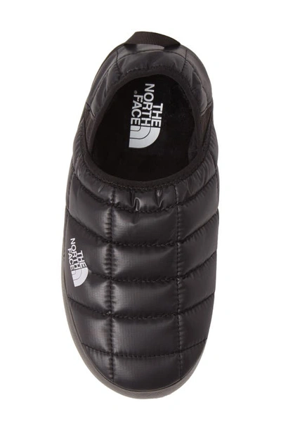 Shop The North Face Thermoball™ Water Repellent Traction V Mule In Black/ Black Fabric