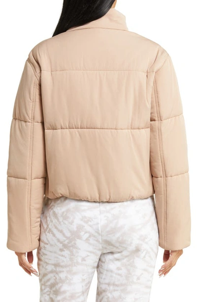 Shop Travismathew Mont Blanc Puff Jacket In Natural