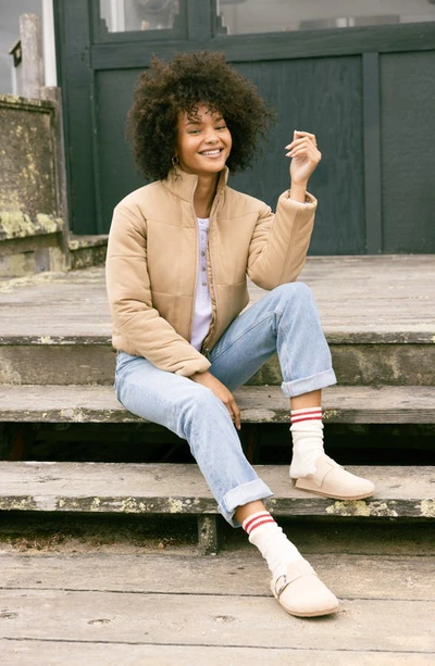Travismathew Mont Blanc Puff Jacket In Natural