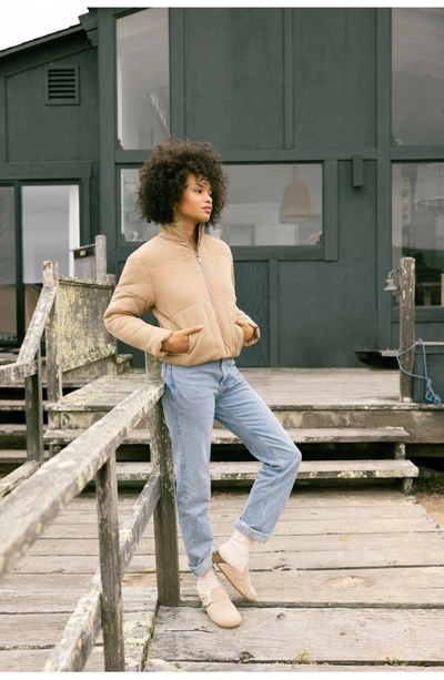 Travismathew Mont Blanc Puff Jacket In Natural