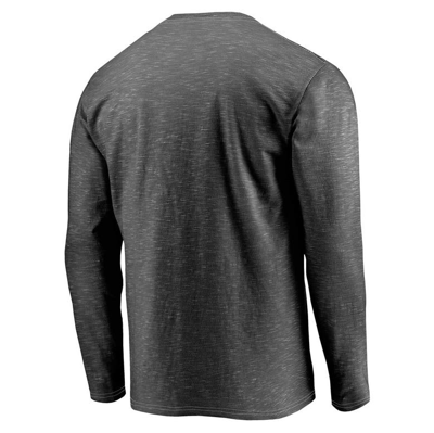 Shop Fanatics Branded Gray Calgary Flames Iced Out Long Sleeve T-shirt