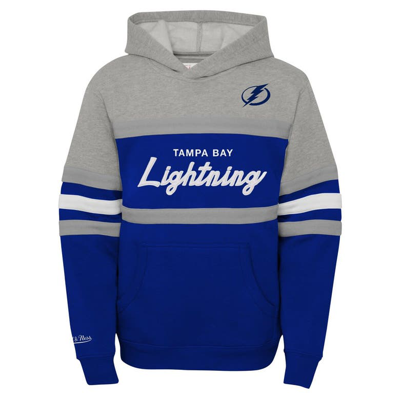 Shop Mitchell & Ness Youth  Gray Tampa Bay Lightning Head Coach Pullover Hoodie
