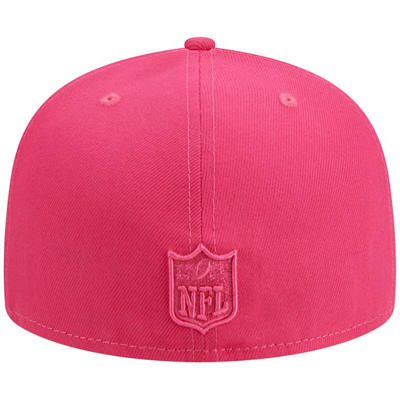 Shop New Era Pink Las Vegas Raiders Color Pack 59fifty Fitted Hat