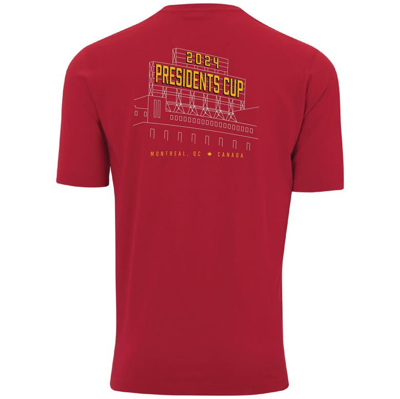 Shop Ahead Red 2024 Presidents Cup  Pembroke T-shirt