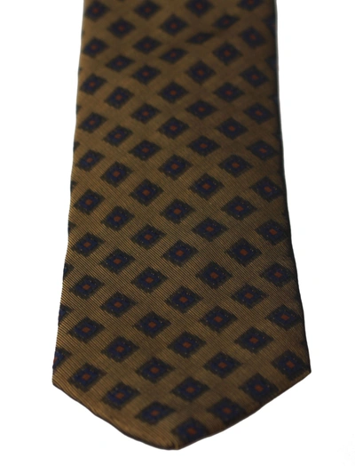 Shop Dolce & Gabbana Brown Patterned Classic Mens Slim Neckmen's Men's Tie