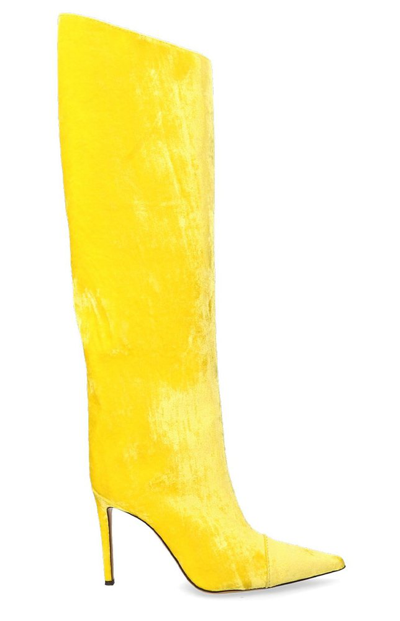 Shop Alexandre Vauthier Pointed Toe High In Yellow