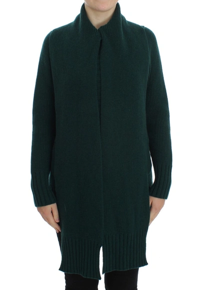 Shop Dolce & Gabbana Elegant Green Cashmere Cardigan Women's Sweater