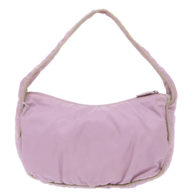 Shop Prada Pink Synthetic Shoulder Bag ()