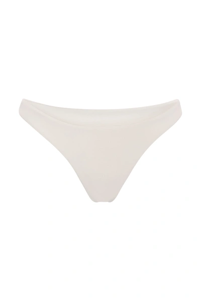 Shop Anemos Eighties High-cut Bikini Bottom In White