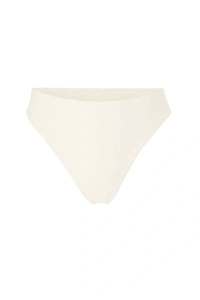 Shop Anemos Midi High-cut Bikini Bottom In White
