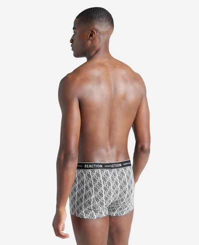Kenneth Cole Stretch Boxer Briefs 3-pack In Red,heather Grey,heather Light Grey