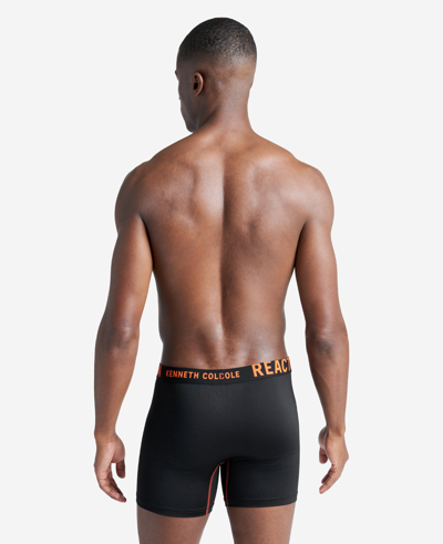 Kenneth Cole Micro Stretch Boxer Briefs 3-pack In Black,popblackwb