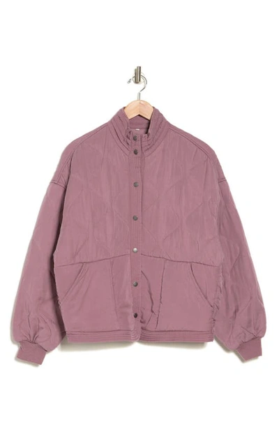 Shop Blanknyc Quilted Jacket In Wisteria