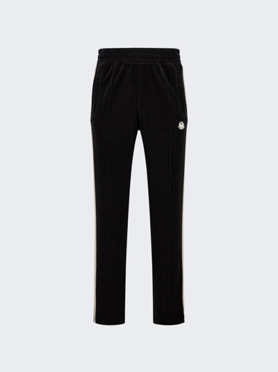Shop Moncler X Palm Angels Jersey Sweatpants In Black
