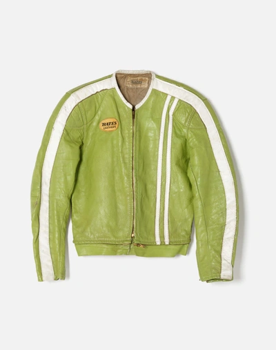 Marketplace 60s Bates Racer Jacket In Green | ModeSens