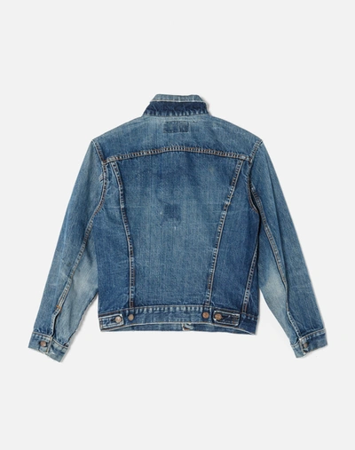 Shop Marketplace 60s Levi's Embroidered Type 3 Jacket In Blue