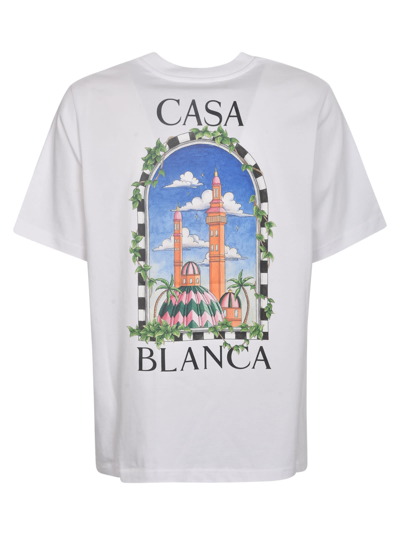 Shop Casablanca Vue De Damas T-shirt In White
