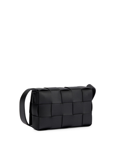 Shop Bottega Veneta Small Cassette Bag In Black