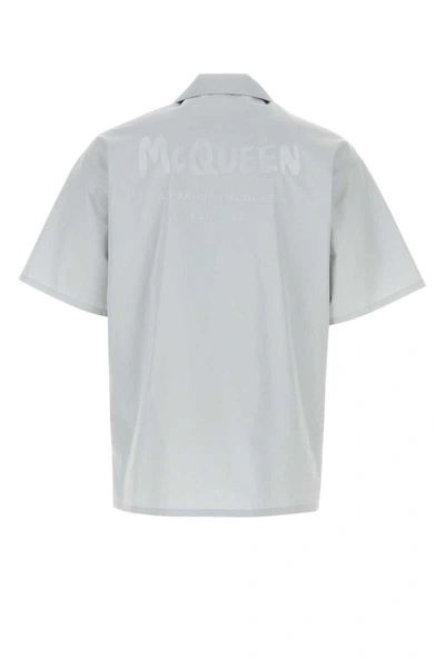Shop Alexander Mcqueen Shirts In Grey