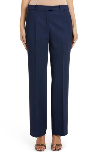 Shop Etro Tailored Trousers In Navy 410
