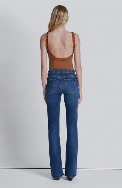 7 For All Mankind Bootcut Mid-rise Stretch-denim Jeans In Sihighline