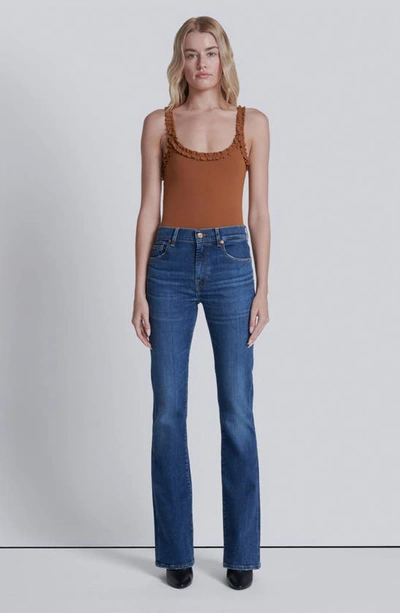 7 For All Mankind Bootcut Mid-rise Stretch-denim Jeans In Sihighline