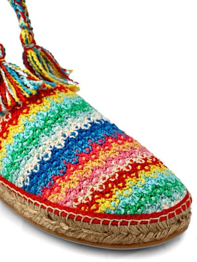Shop Alanui Sandals In Multicolour